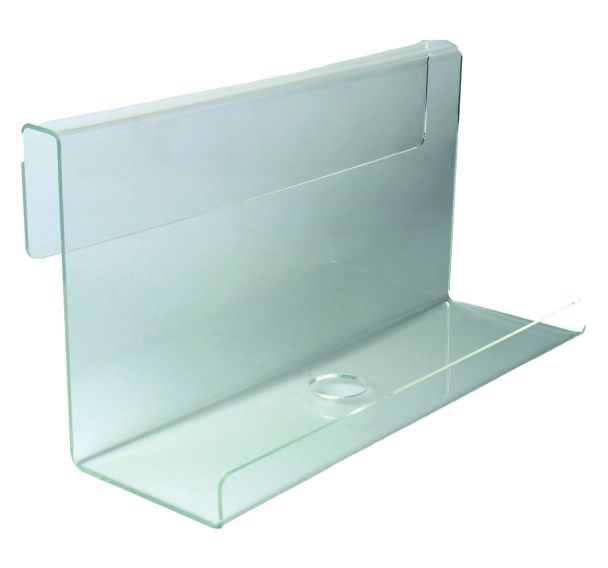 Tablette de chevet suspendue en acrylique