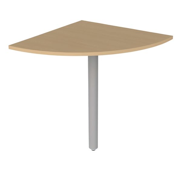 Tablette de consultation Ellipse 90° panneau mélaminé - Manutan Expert