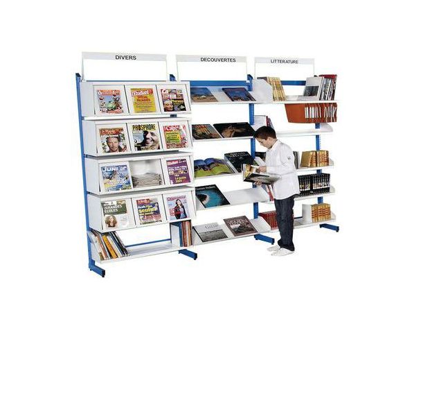 Tablette grande profondeur pour rayonnage Zédia