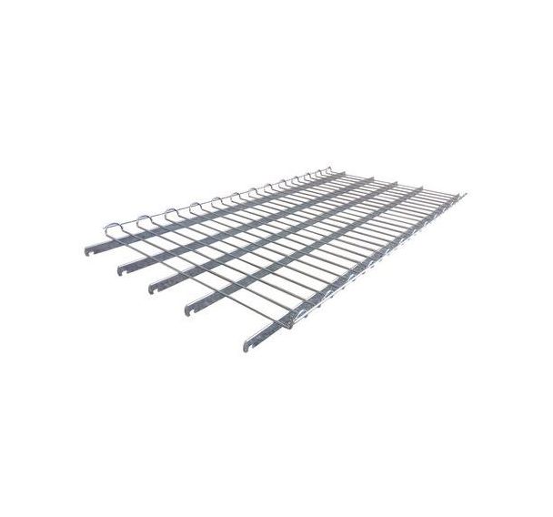 Tablette pour roll-conteneur avec 2 rebords 100 kg