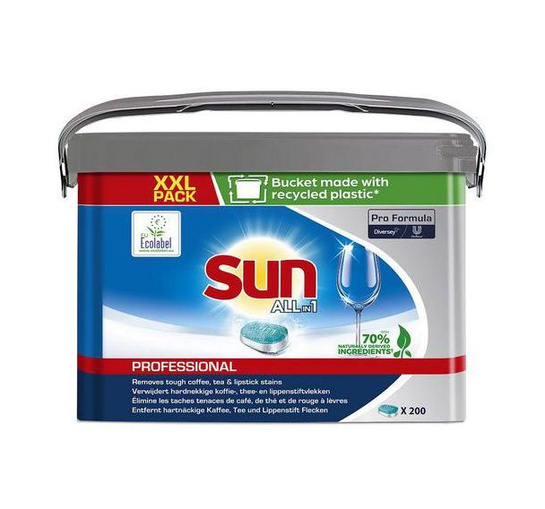 Tablettes lave-vaisselle Sun Professional - Boîte de 200