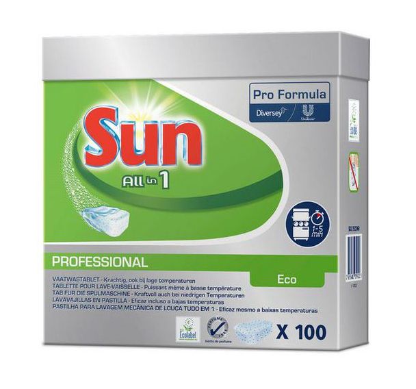 Tablettes pour lave vaisselle - Sun Pro tout en 1 Eco