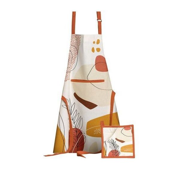 Tablier 100% coton Legno multicolore - 72x85cm