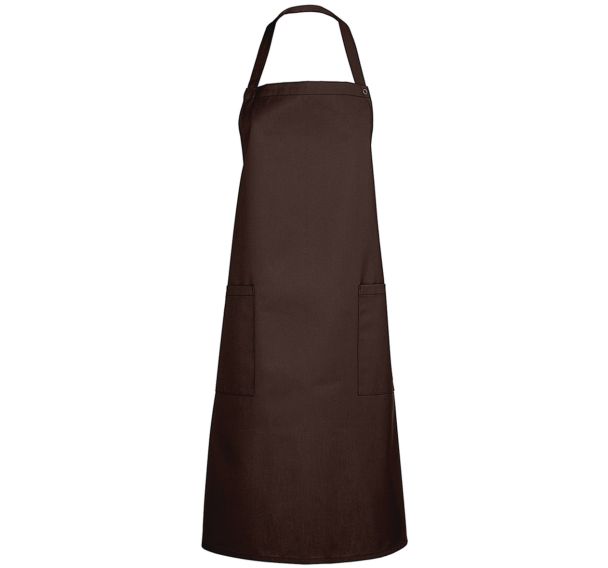 Tablier à bavette Galanga 9GLG - MARRON - Taille unique