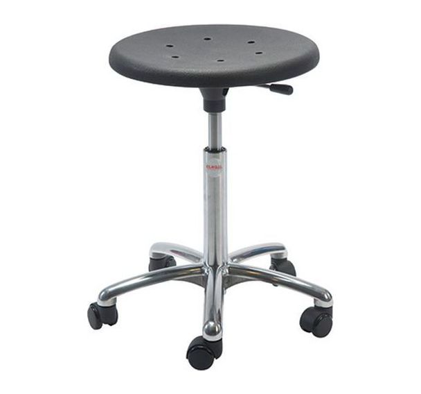 Tabouret Alu50, vérin à gaz-bas, assise Sigma