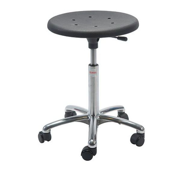 Tabouret Alu50, vérin à gaz-medium, assise Sigma