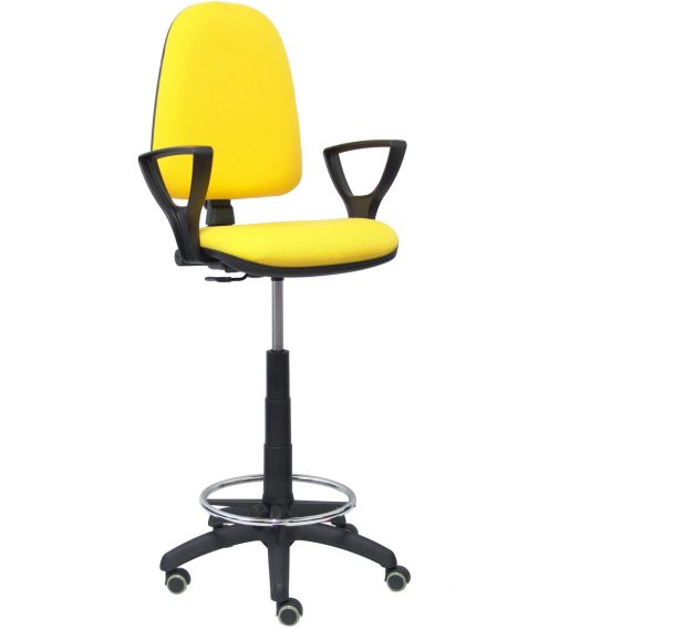 Tabouret Ayna bras fixe - roue pour parquet - Piqueras y crespo