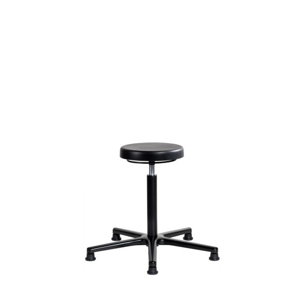 Tabouret ERGOLINE moyen sur patins aluminium