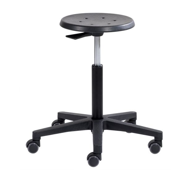 Tabouret Ergodyn assise réglable moyenne sur roulettes