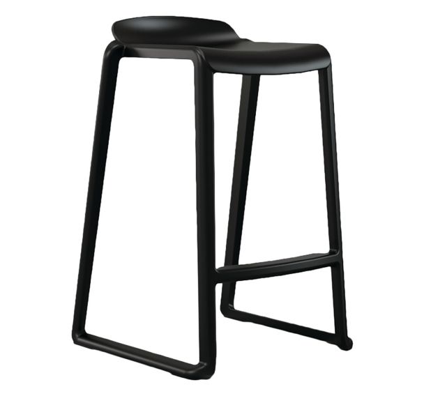 Tabouret Postura monobloc avec dossier bas