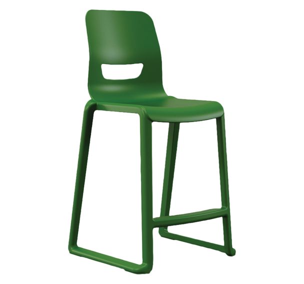 Tabouret Postura monobloc avec dossier haut