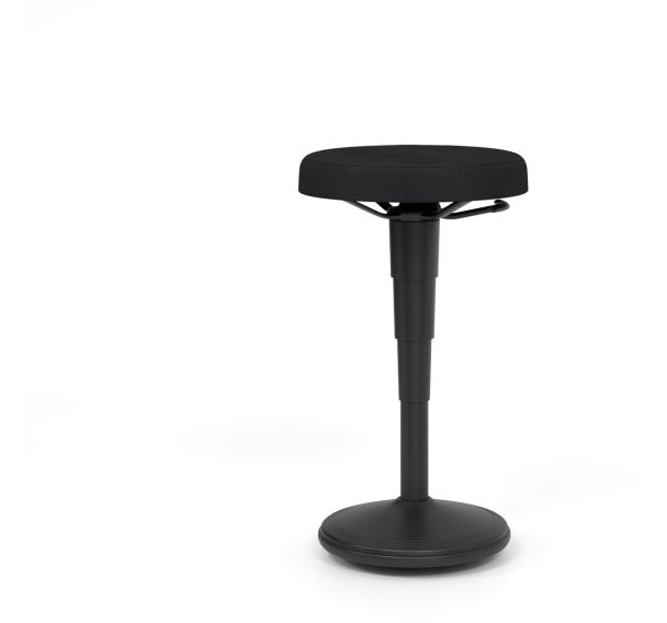 Tabouret assis-debout-Noir-Noir