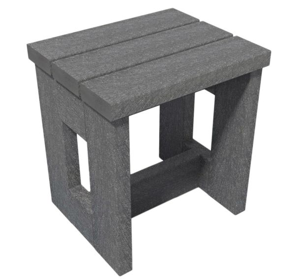 Tabouret bas Canopée plastique recyclé Espace Urbain