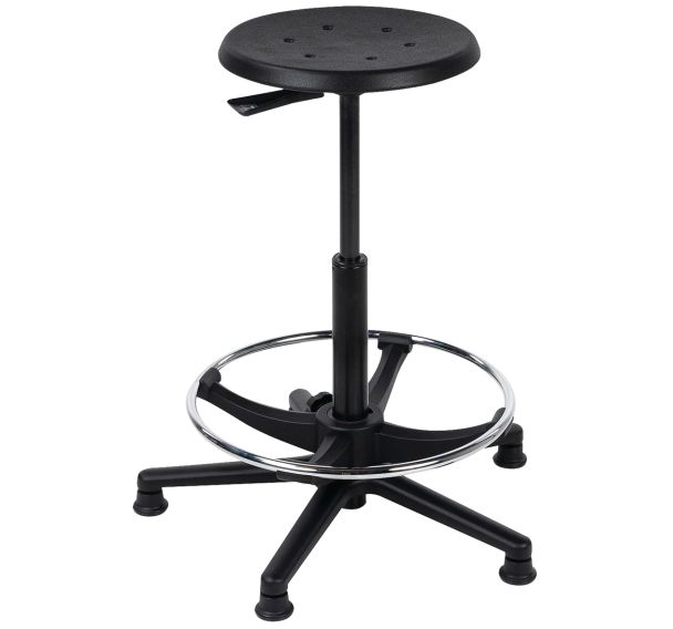 Tabouret d'atelier Master - Haut - repose pied - patins
