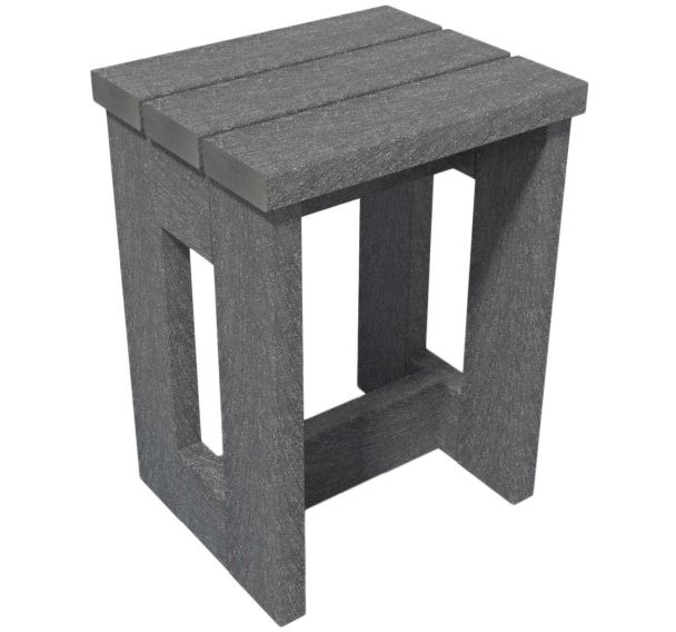 Tabouret haut Canopée plastique recyclé Espace Urbain