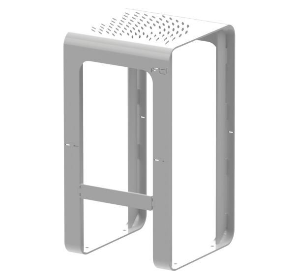 Tabouret haut Zigzag Tolerie Forezienne