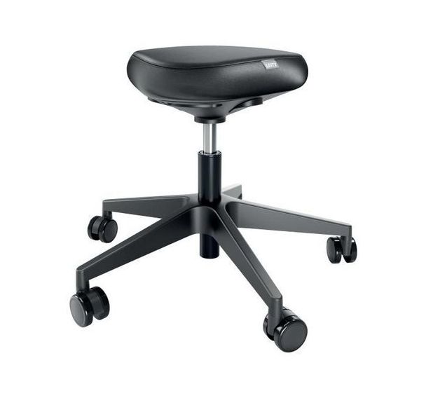 Tabouret siège confort avec roues Leitz