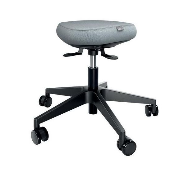 Tabouret siège oscillant avec roulettes Leitz