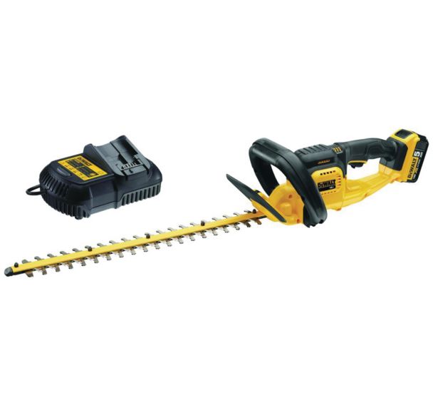 Taille-haies XR 18V 5Ah Li-Ion 55cm 19cm - 1 batterie - DEWALT