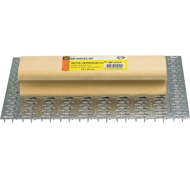 Taloche gratton à poignet en bois_Mondelin