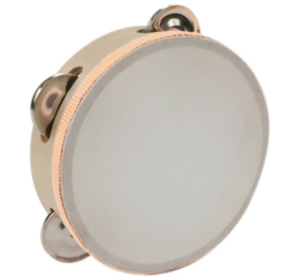 Tambourin peau fibre synthetique 15 cm-Fuzeau