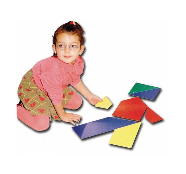 Tangram géant en plastique