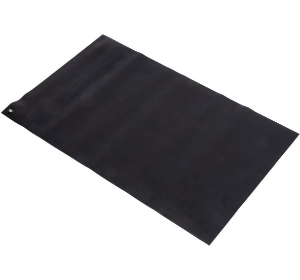 Tapis ESD conductif néoprène-0,6mx1,2mx2mm-Noir