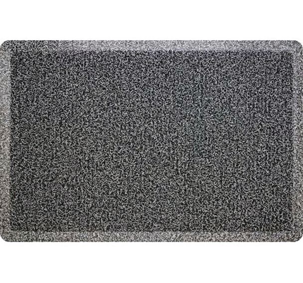Tapis Grattant Itinérair bords biseautés 90x150 cm Gris/Noir
