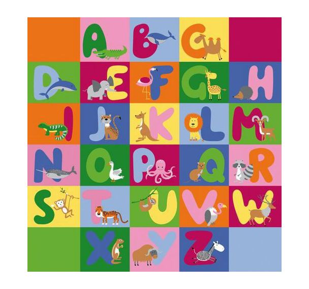 Tapis abécédaire animaux