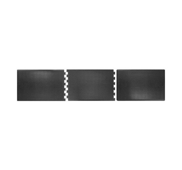 Tapis anti-fatigue nitrile emboîtable-0,6mx0,9m-Noir