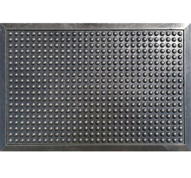 Tapis antifatigue Ergonomique 100% Caoutchouc 60 x 90 cm coloris Noir