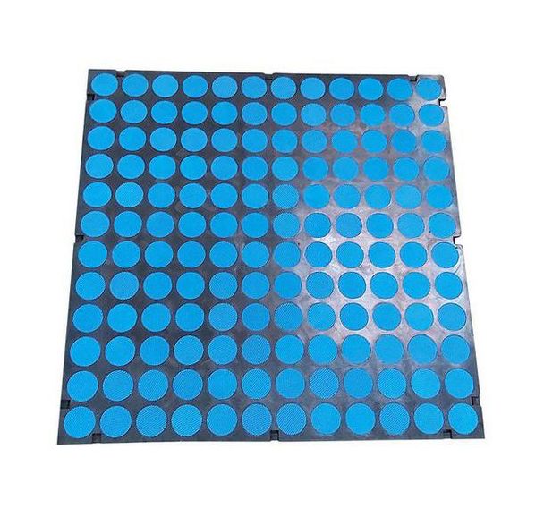 Tapis antifatigue Matlast - Milieu sec/humide huileux - Sans bord - Wattelez