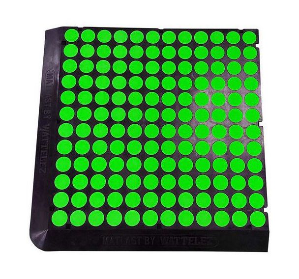 Tapis antifatigue Matlast - Milieu sec/humide non huileux - 2 bords - Wattelez