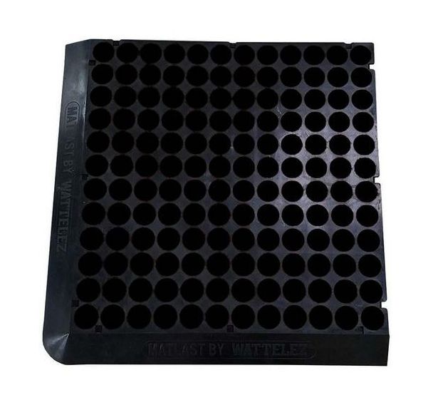 Tapis antifatigue Matlast - Classe feu M1  - 2 bords - Wattelez
