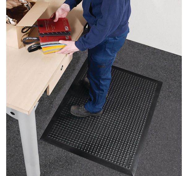 Tapis antifatigue individuel noir - Skystep™ 455 - Notrax