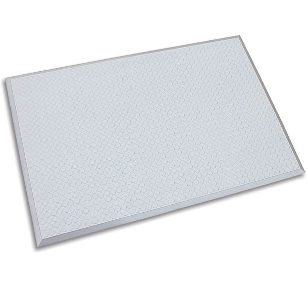Tapis antifatigue lisse tout environnement Infinity - Argent - Ergomat
