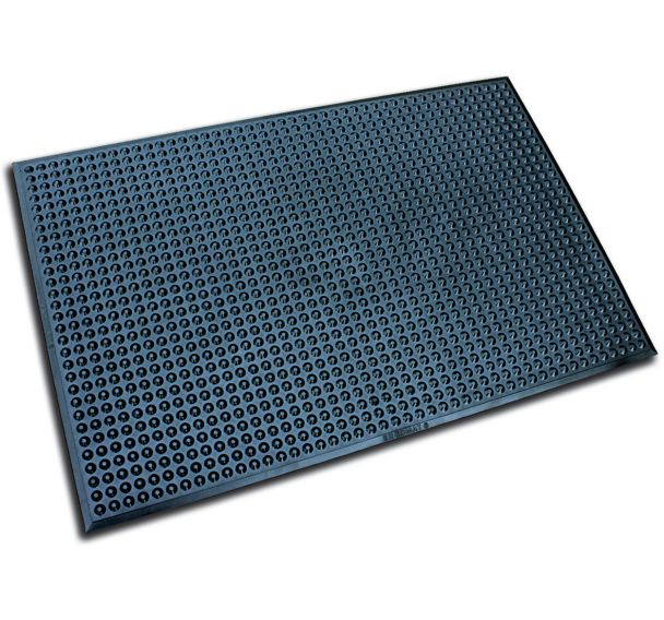 Tapis antifatigue nitrile à bulles milieu industriel ESD - Ergomat