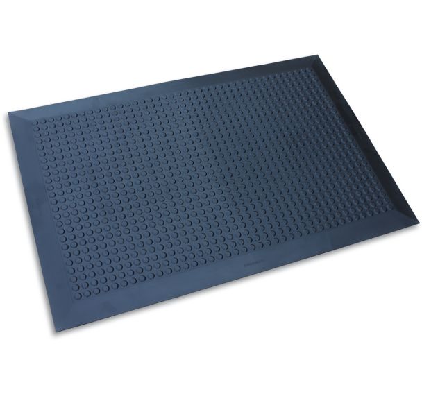 Tapis antifatigue nitrile lisse pour milieu industriel ESD - Ergomat