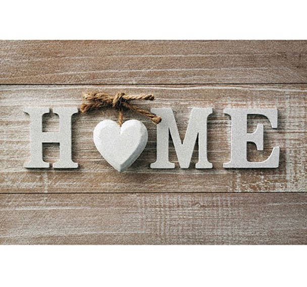 Tapis boston home coeur 40x60 cm