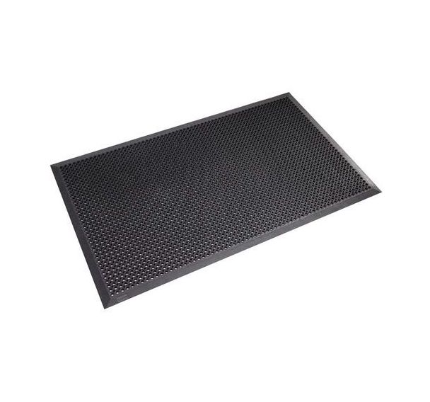 Tapis caillebotis caoutchouc à bords biseautés - Notrax
