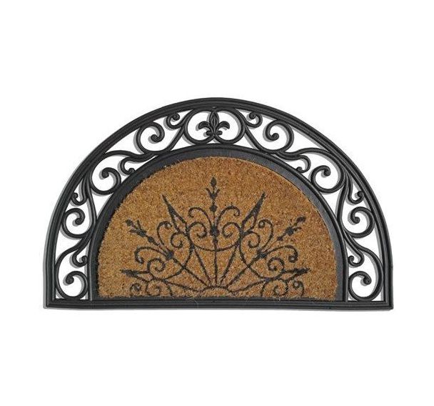 Tapis coco demi-lune - 45x75cm