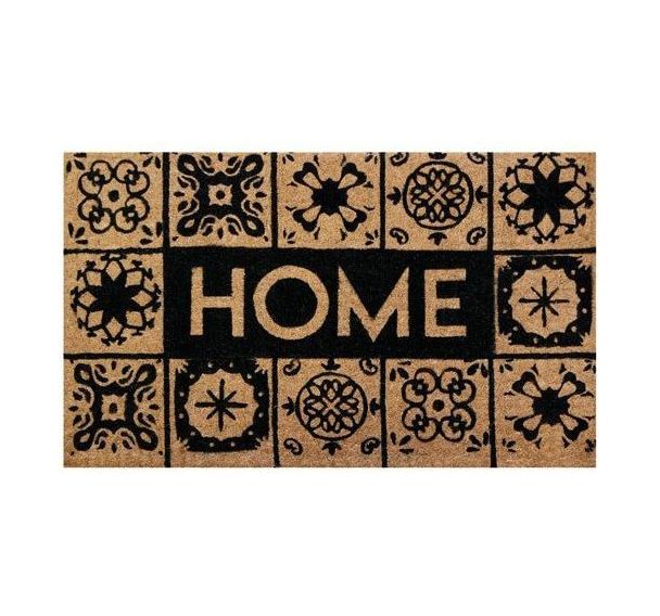 Tapis coco naturel - 45x75cm - Multicolor