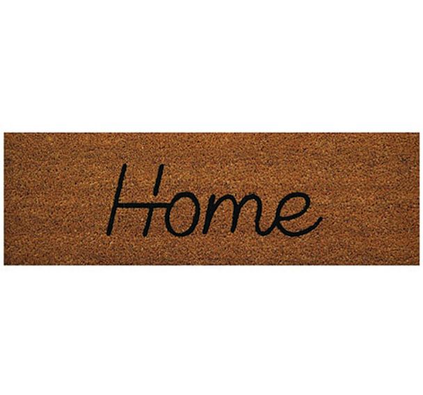Tapis coco naturel marche 25x75cm épaisseur 15mm home