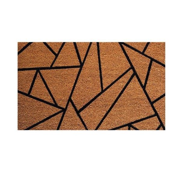 Tapis coco naturel semelle latex