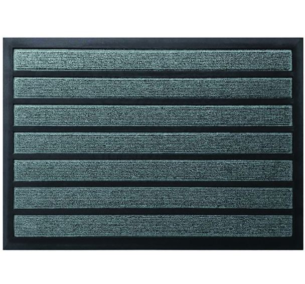 Tapis combi absorbant gris 40x60cm