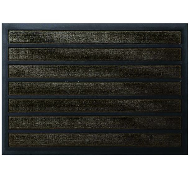 Tapis combi absorbant marron 40x60cm