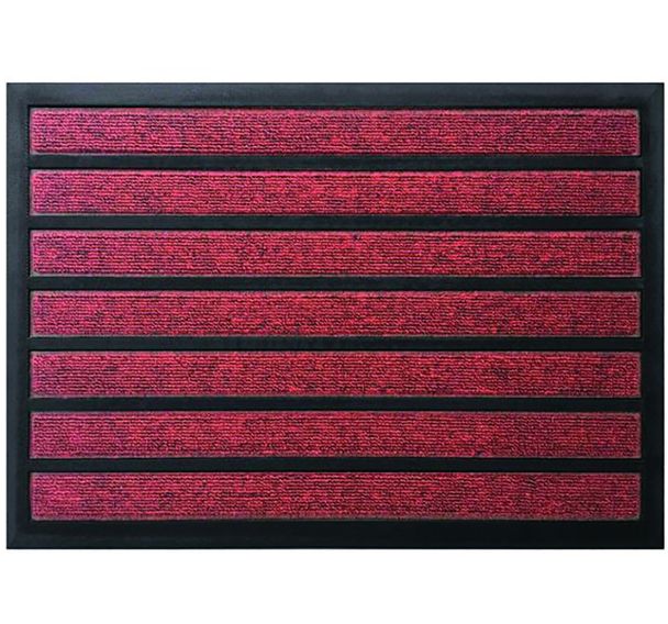 Tapis combi absorbant rouge 40x60cm