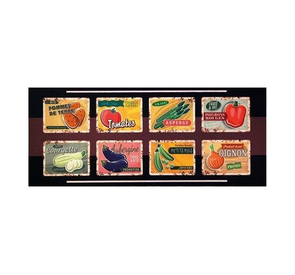 Tapis cuisine - 50x120 cm - Légumes