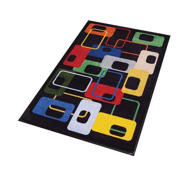 Tapis d'entrée décoratif zone de trafic peu intense Modern 70'S - Notrax