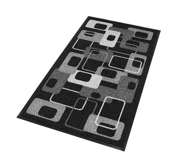 Tapis d'entrée décoratif zone de trafic peu intense Modern 70s Gris - Notrax